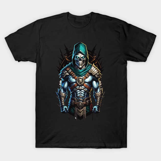 Skull Fighter T-Shirt by DeathAnarchy